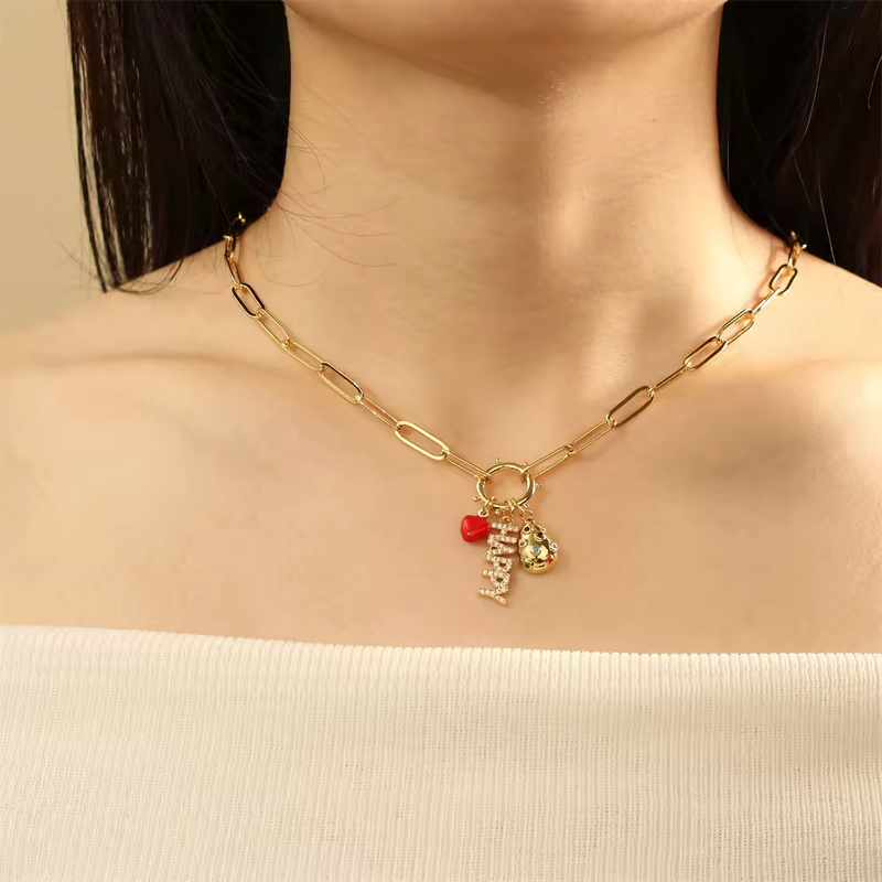 Gold necklace | Lucky