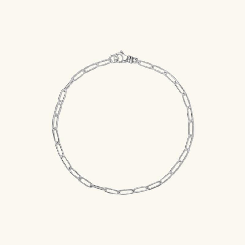 Adel silver link bracelet