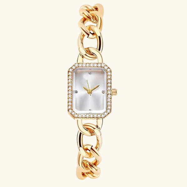 Gold link watch | Allison