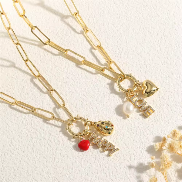 Gold necklace | Lucky