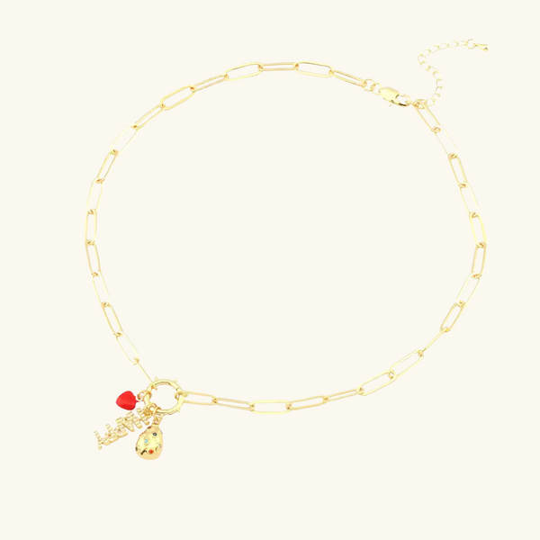Gold necklace | Lucky