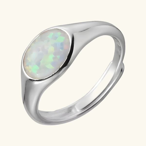 Silver Opal Ring | Janet