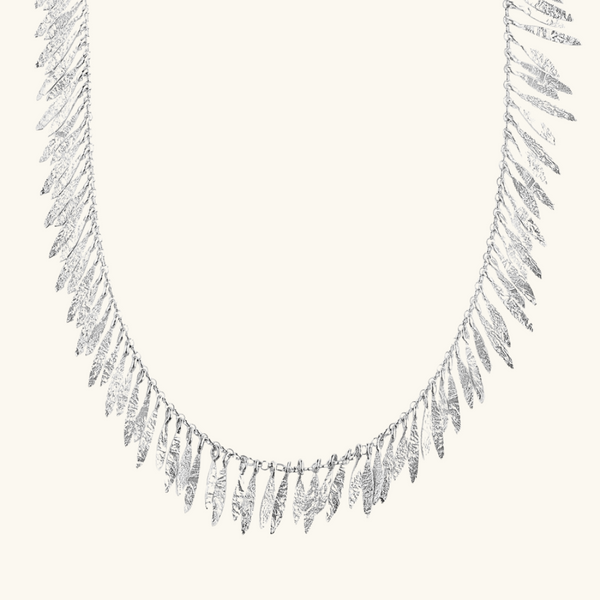 Silver Droplets Necklace | Nicole