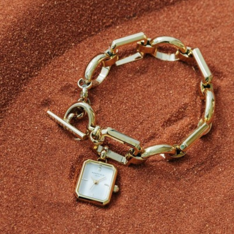 Gold link watch | Simone