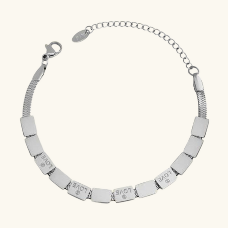 Silver Cube Bracelet | Isabel