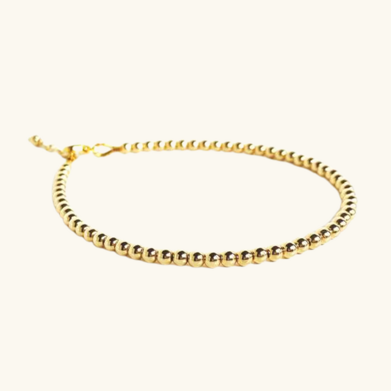 Gold Bead Bracelet | Marian