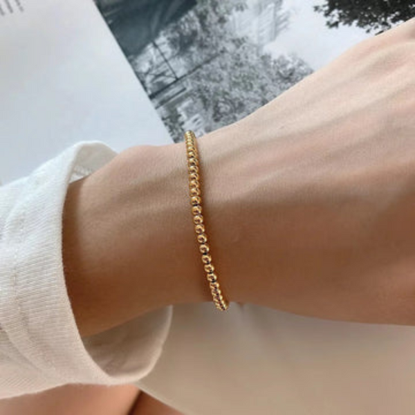 Gold Bead Bracelet | Marian