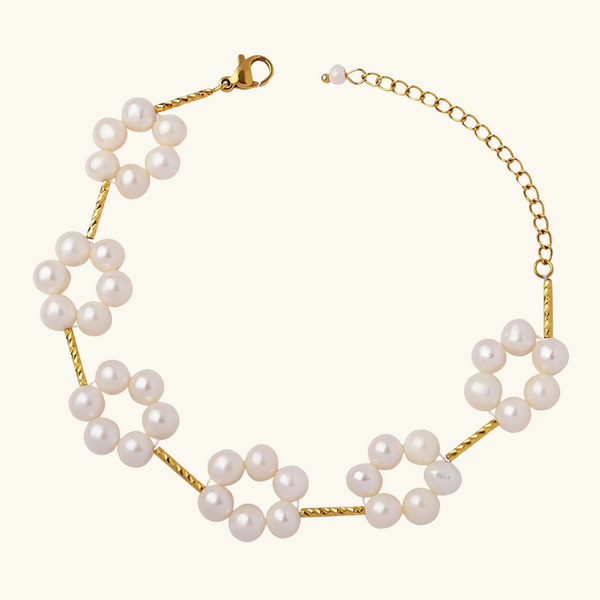 Gold Pearl Bracelet | Kathleen