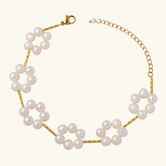 Gold Pearl Bracelet | Kathleen