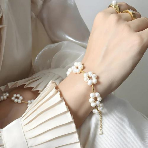 Gold Pearl Bracelet | Kathleen