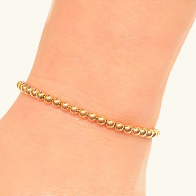 Gold Bead Bracelet | Marian