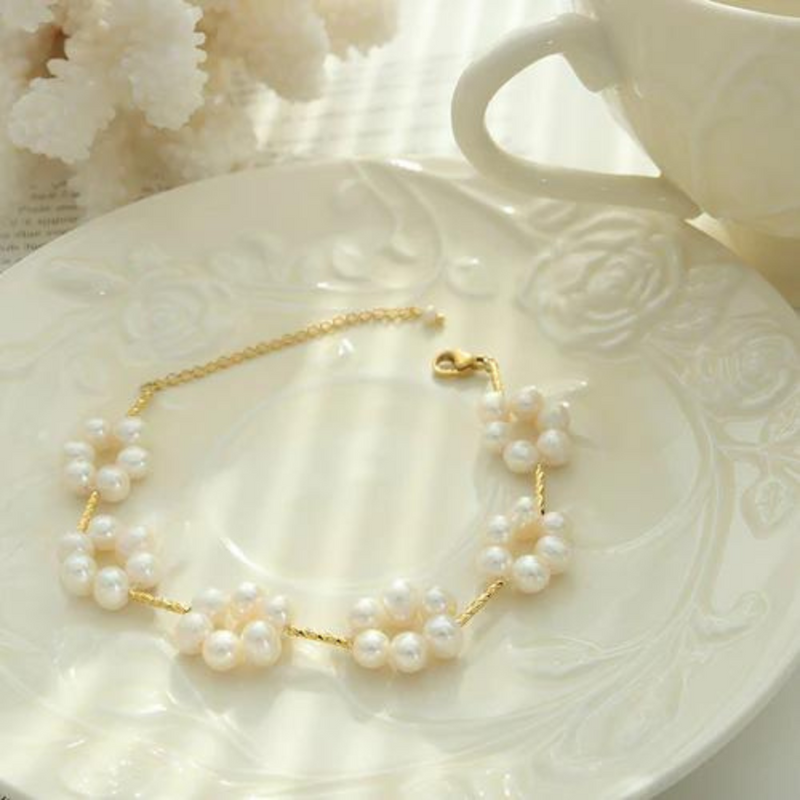 Gold Pearl Bracelet | Kathleen