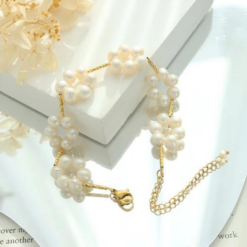 Gold Pearl Bracelet | Kathleen