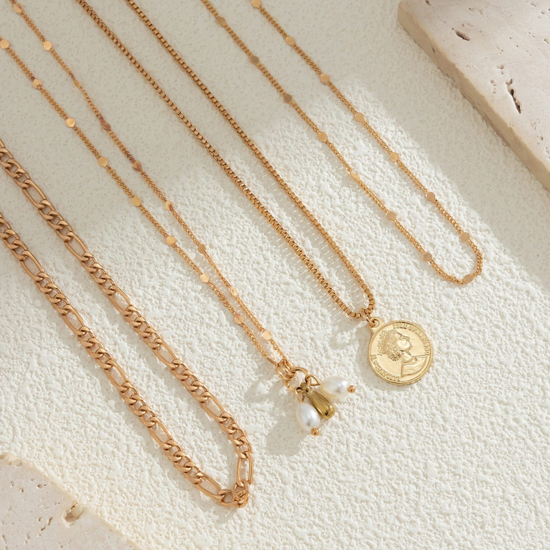 Gold chains set | Alexandria