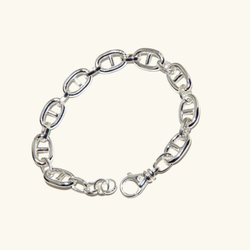 Silver link bracelet | Cleo