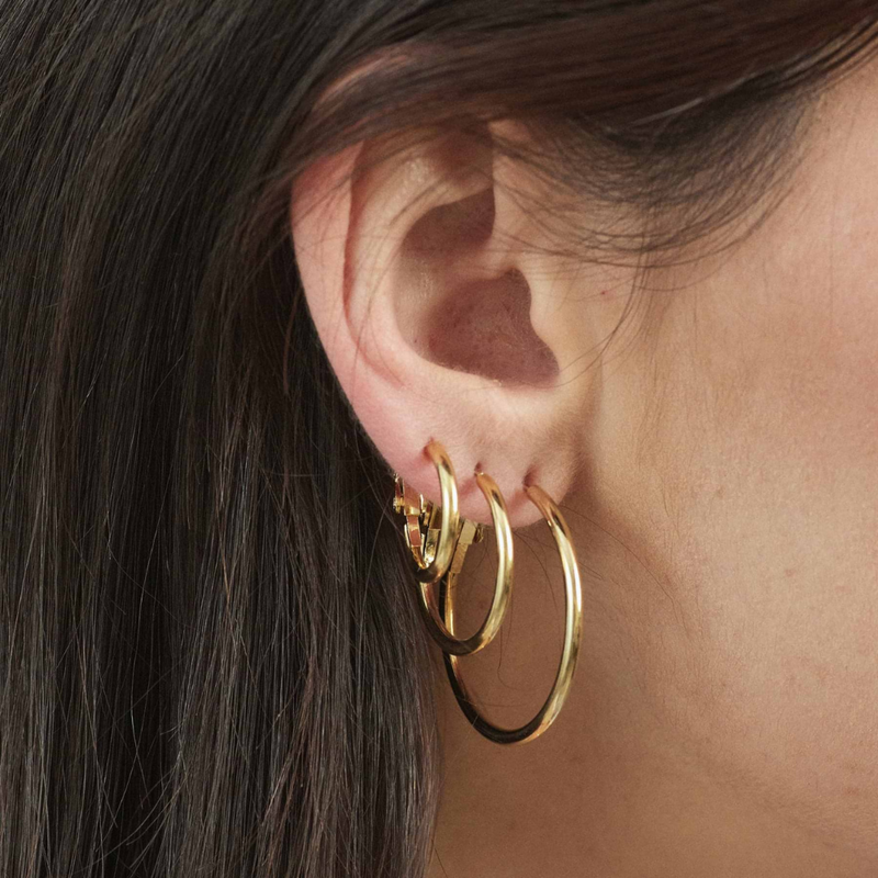 Lola Gold Hoop Earrings