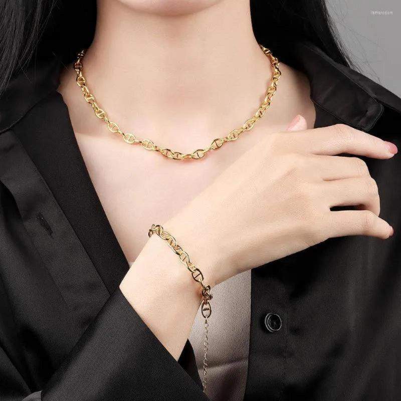 Gold Link Bracelet | Cleo