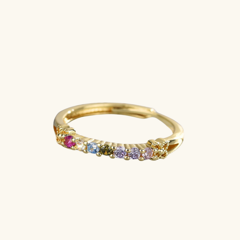 Gold Rainbow Ring | Camila