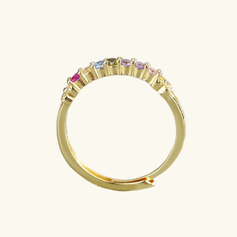 Gold Rainbow Ring | Camila