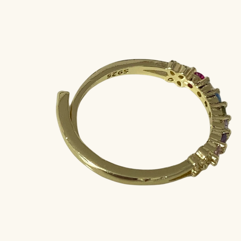 Gold Rainbow Ring | Camila