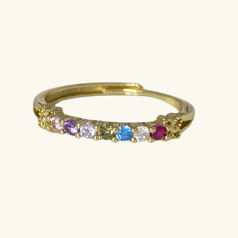 Gold Rainbow Ring | Camila