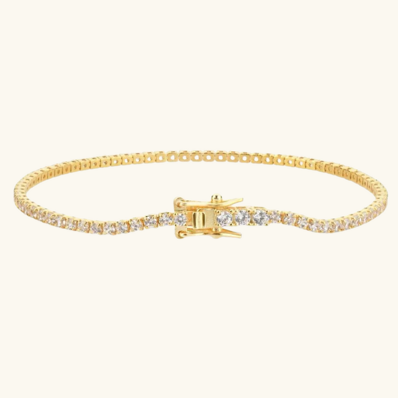 Tennis Gold Bracelet | Lisa