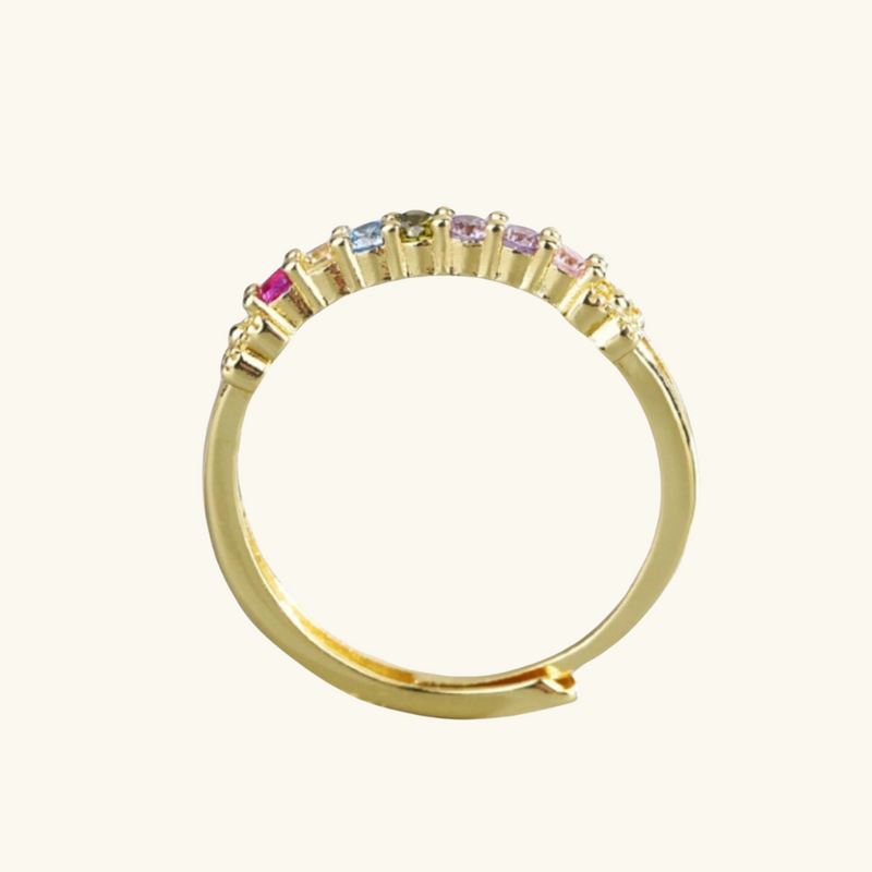 Gold Rainbow Ring | Camila