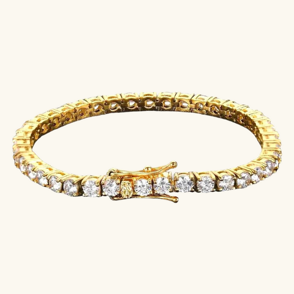 Tennis Gold Bracelet | Lisa