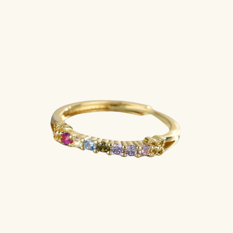 Gold Rainbow Ring | Camila