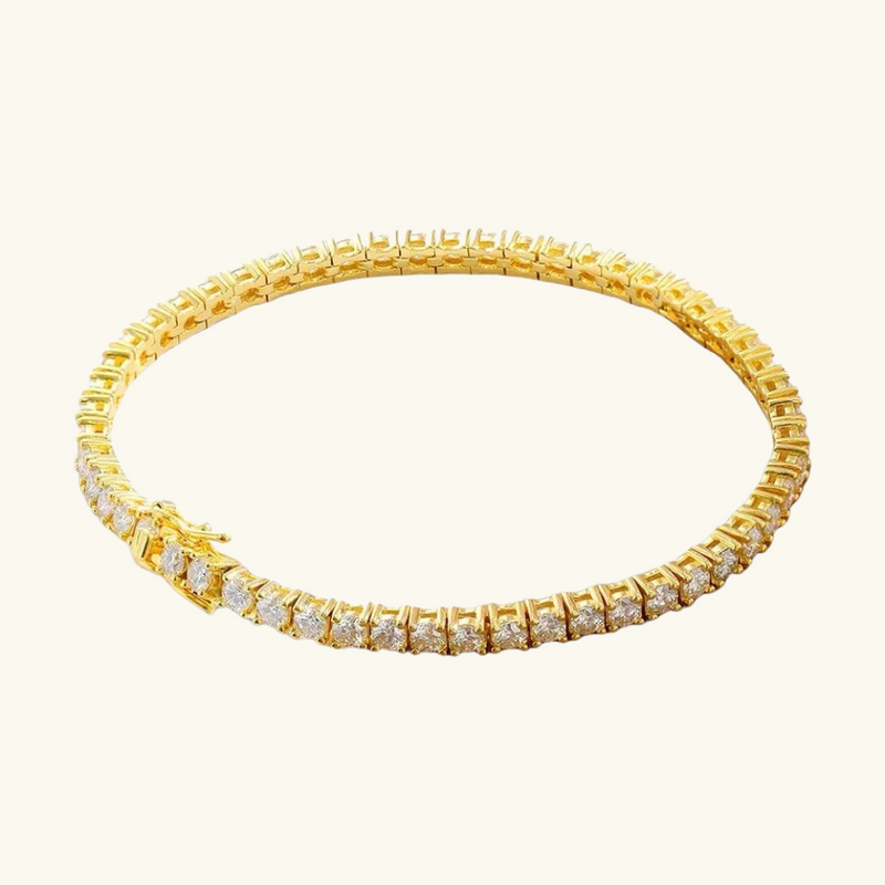 Tennis Gold Bracelet | Lisa
