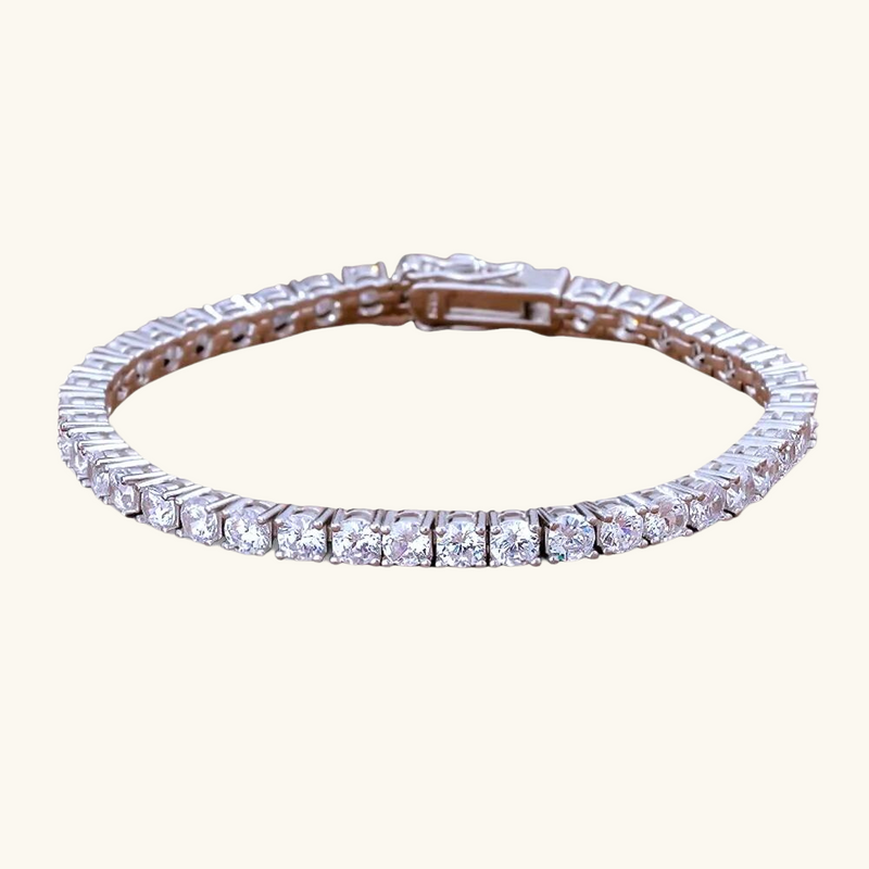 Tennis bracelet in silver | Lisa
