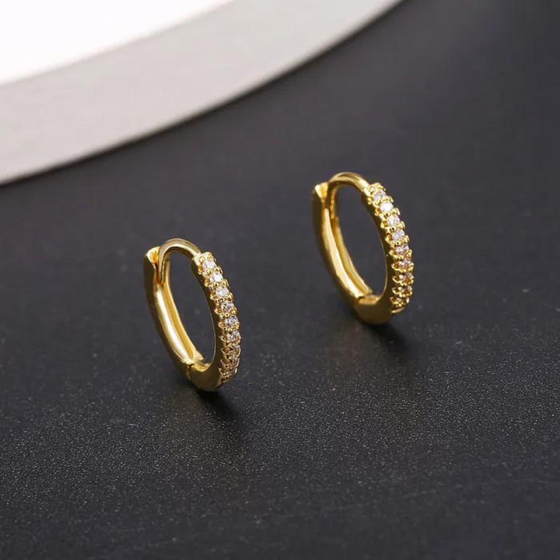 Gold hoop earrings | Brenda