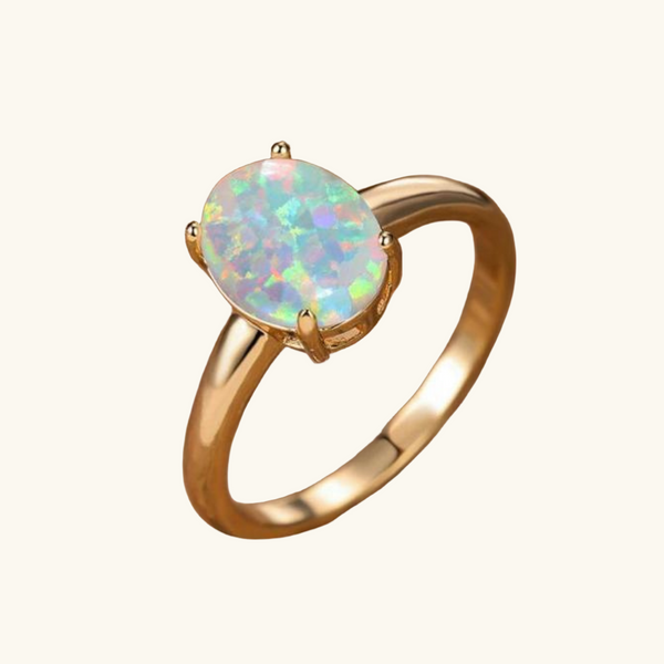Opal Gold Ring | Amanda