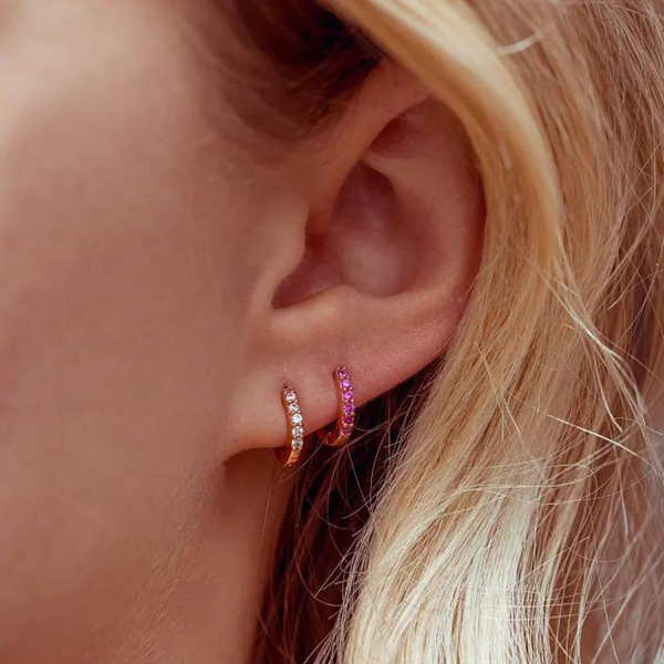 Gold hoop earrings | Brenda