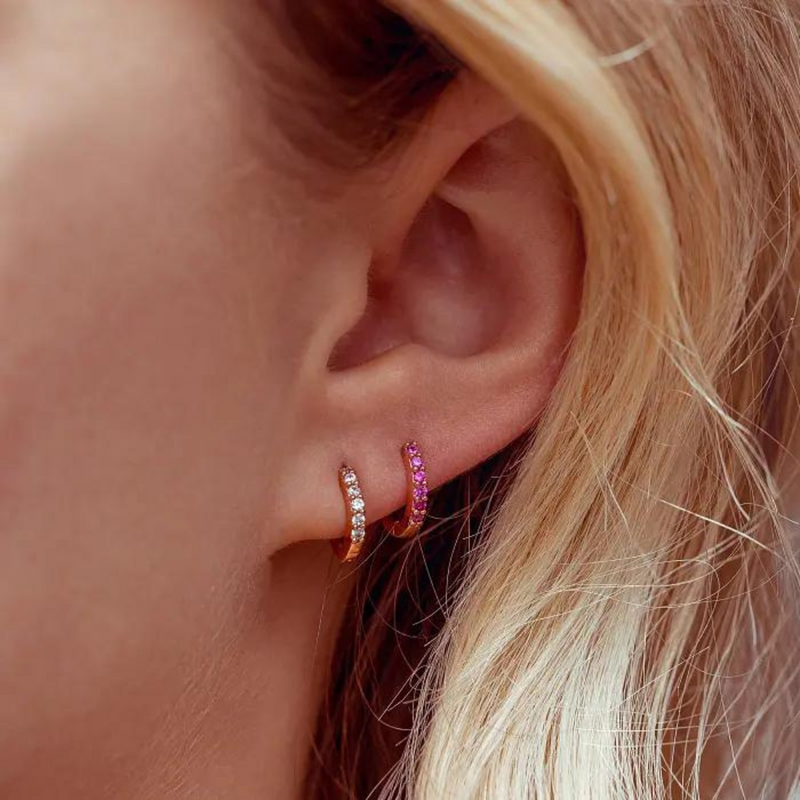 Gold hoop earrings | Brenda