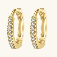 Gold hoop earrings | Brenda