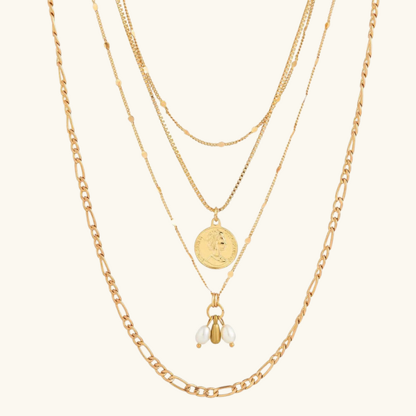 Gold chains set | Alexandria