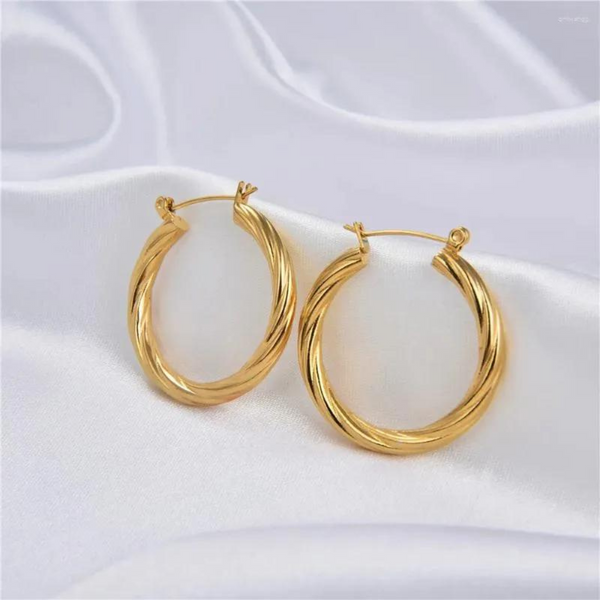 Gold hoop earrings | Katrina