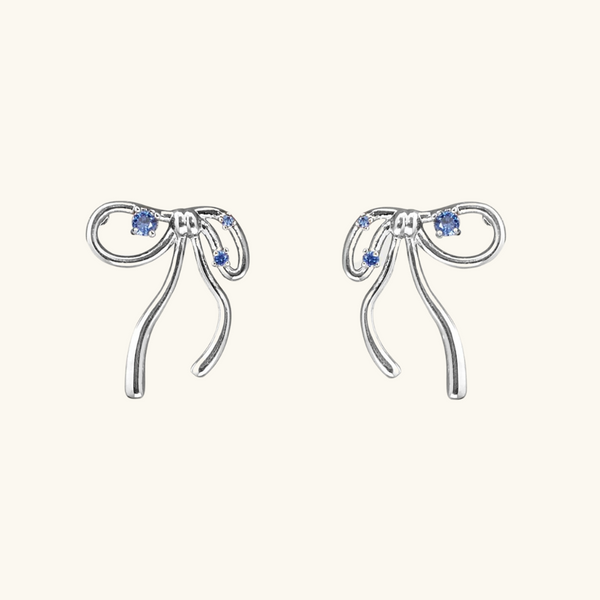 Silver Butterfly Earrings | Mary
