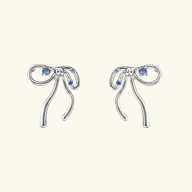 Silver Butterfly Earrings | Mary