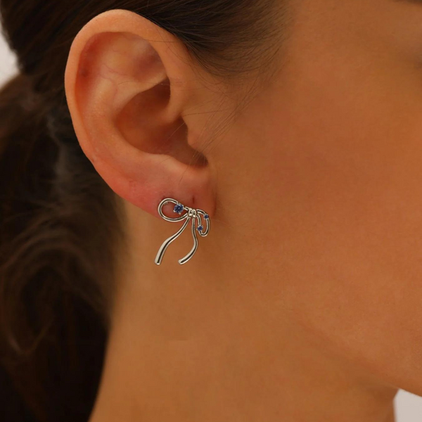 Silver Butterfly Earrings | Mary