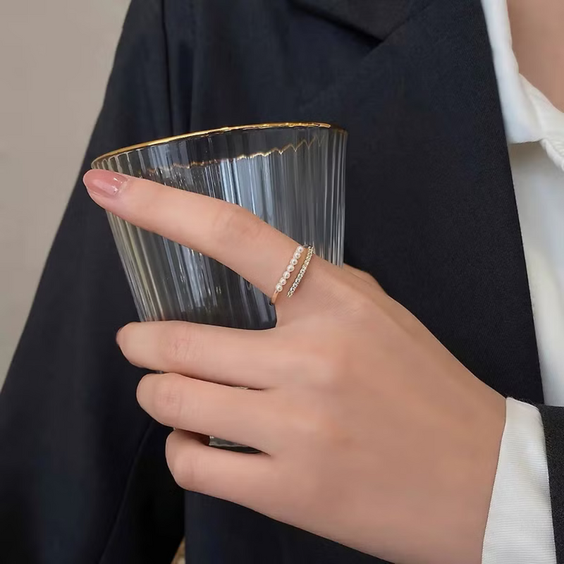 Gold Pearl Ring | Patricia