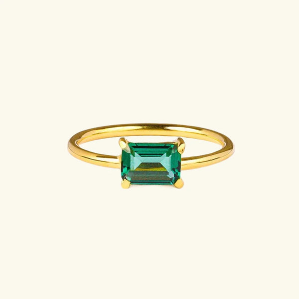 Gold Gemstone Ring | Natalie