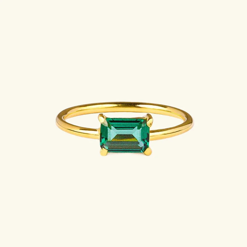 Gold Gemstone Ring | Natalie