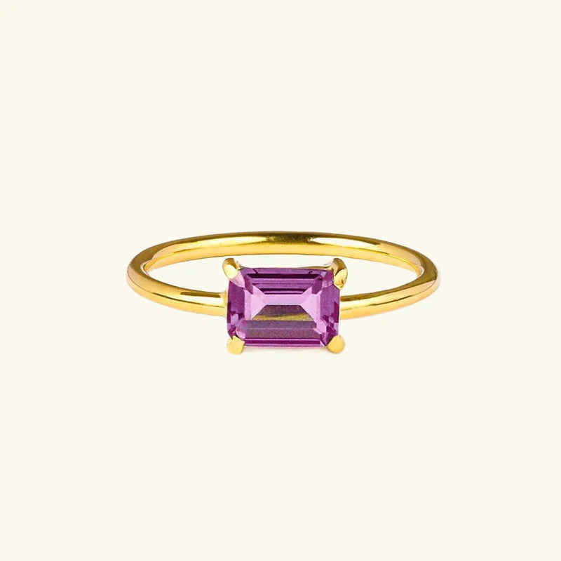 Gold Gemstone Ring | Natalie