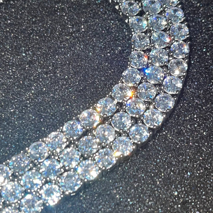 Silver Tennis Necklace | Dylan