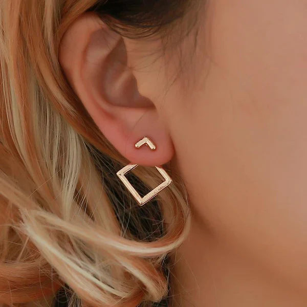 Gold Shapes Earrings | Lu