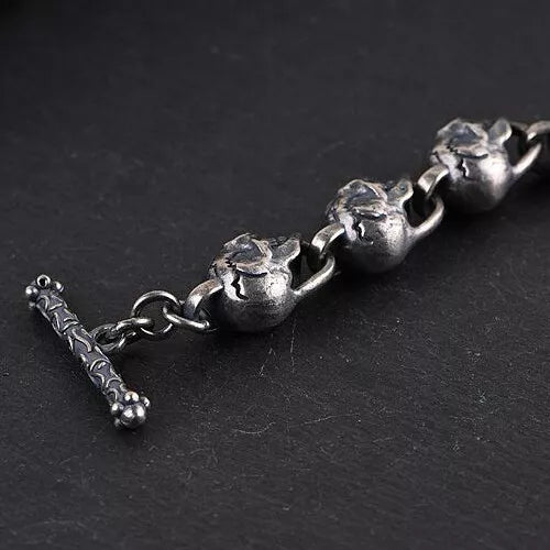 Silver bracelet | Skull