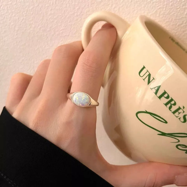 Silver Opal Ring | Janet
