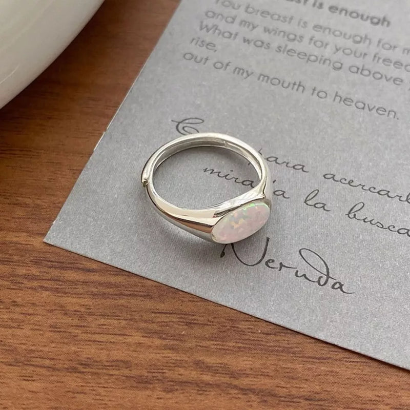 Silver Opal Ring | Janet